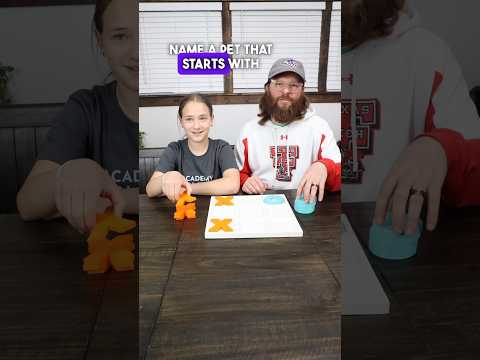 Pet Trivia Battle! Dad vs Daughter TicTacToe!