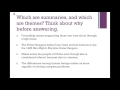 Summarizing Themes and Events
