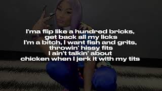Nicki Minaj - Pound Town (Verse - Lyrics Video)