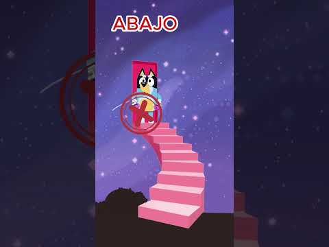 ARRIBA ABAJO Juegos de Lateralidad para Niños #burrikiki #bluey #videosparaniños #razonamiento
