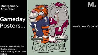 Iron Bowl Caricature