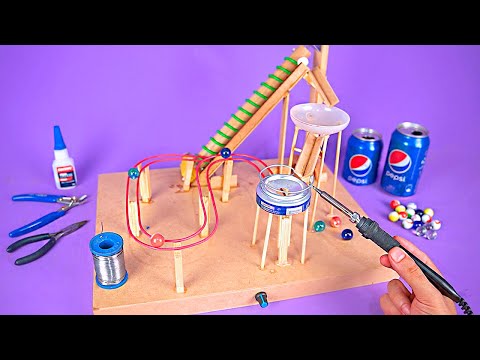 Create a Incredible DIY Marble Machine from Recycled Materials