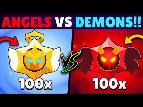 100 Angelic Drops Vs 100 Demonic Drops!! | Which One is Better!? | #AngelsVsDemons