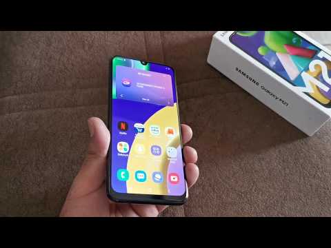 (ENGLISH) Samsung Galaxy M21 unboxing first impressions the 6000mAh battery phone