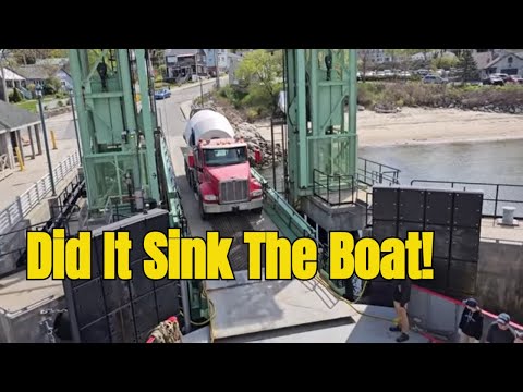 Island Pour! This Boat Can Carry A Full Concrete Truck?