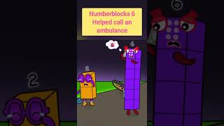 Numberblocks 6 helped call an ambulance #shorts #shortvideo