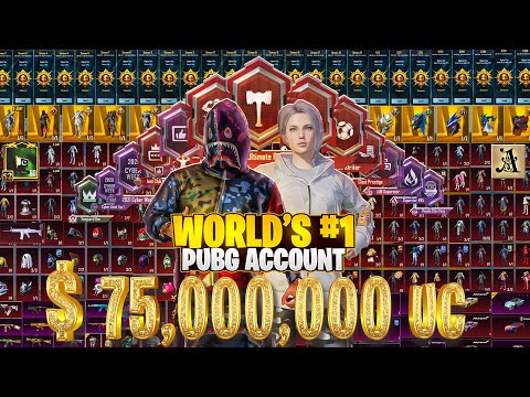 World's Best Pubg Mobile Inventory 🤑🤑 | World No 1 Pubg Account 🔥
