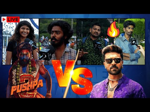 Pushpa 2 vs Game Changer Public response | Allu arjun | Ram Charan | Filmee zone