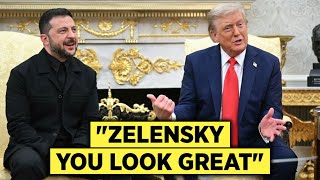 Zelensky Gets Amazing Reception At The White House "Zelensky You Look Great"