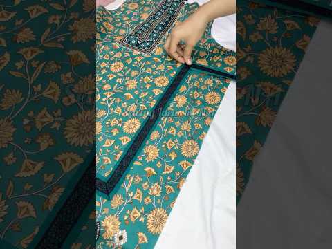 Kurt Side slits & Daman Design Using Sewing Tips And Tricks #shorts #shortsfeed #sewinghacks #sewing