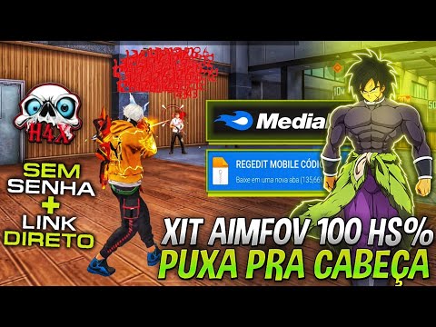 REGEDIT MOBILE 🤪🔥PUXA PRA CABEÇA XIT PARA MOBILE FF ANDROID E IPA IOS 100%HS ATUALIZADA ANTIBAN LINK