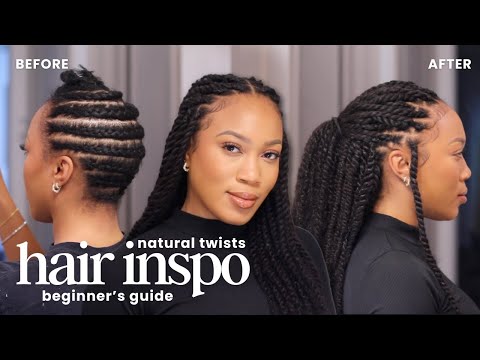 Natural Twists for HEALTHY Natural Hair #minitwists #hairstyles QVR