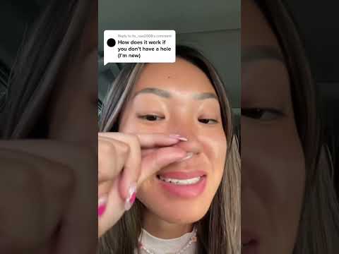 If you have a single piercing, you need to try this nose ring!👀