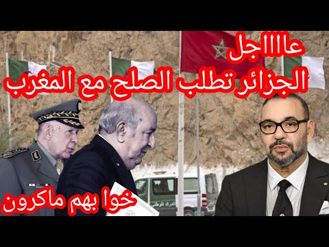 بعد الاعتراف التاريخي الفرنسي الجزائر تتوسل الوساطة الصلح مع المغرب#تبون#الصلح#الملك-محمد-السادس