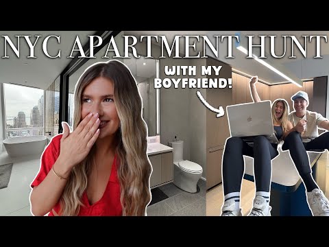 moving in with my boyfriend!! + nyc apartment hunt vlog
