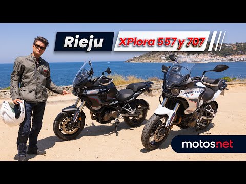 🧐 Rieju Xplora 557 y 707 2025 / Subiendo de nivel / Review 4K / Presentación / motos.net