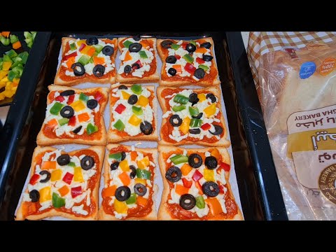 جربوا بيتزا التوست السريعه💯 بدون عجن وتعب ‼️للعشاء وجوع اخر الليل 🍕🍞