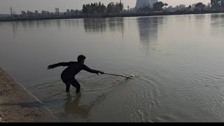Narora Ganga Ji Mein polythene mein #shortvideo #youtubeshorts #indiangeography