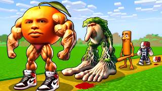 I Living Italian Brainrots Life for 24 Hours In Minecraft !!