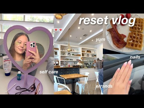 reset vlog 💌🫶 (nails, self care, errands)