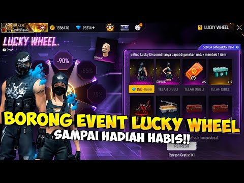 BORONG DISKON LUCKY WHEEL !! Habisin Semua Hadiah Event Lucky Wheel Pahlawan Bertopeng Terbaru