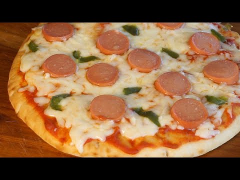 Receta de Pizza Casera Fácil en Sartén 🍕 La PIZZA más  RÁPIDA y  FÁCIL del MUNDO sin TANTO ROLLO❗️ 😎