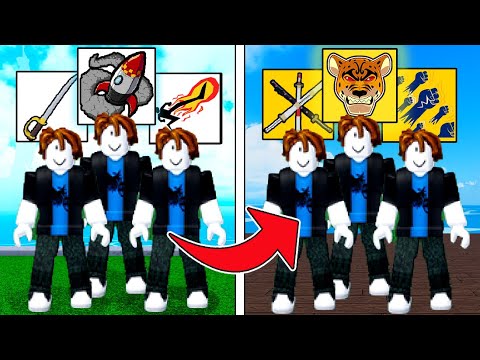 We Raced From Noob To The STRONGEST In Blox Fruits