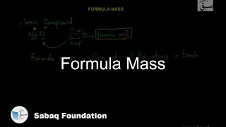 Formula mass