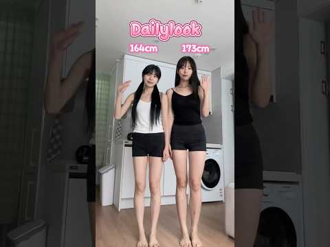 164cm 173cm dailylook #shorts