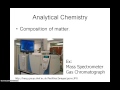 Branches and Concepts of Chemistry