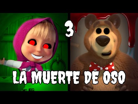🎃 CREEPYPASTA DE MASHA Y EL OSO "LA MUERTE DE OSO" parte 3