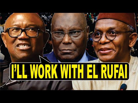Peter Obi Debunks Accepting VP To Atiku, Promises To Work With El Rufai, Others To Become President