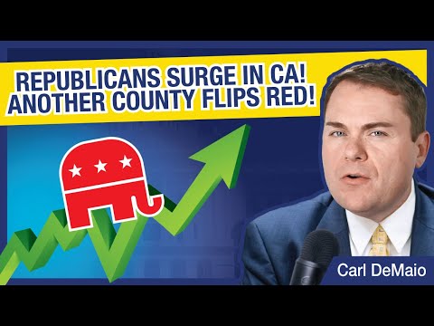 Republicans Surge in CA! Another County Flips Red!
