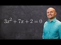 Finding Zeros of Quadratic Equations