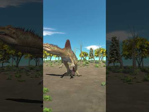Crocodiles Surround the Spinosaurus