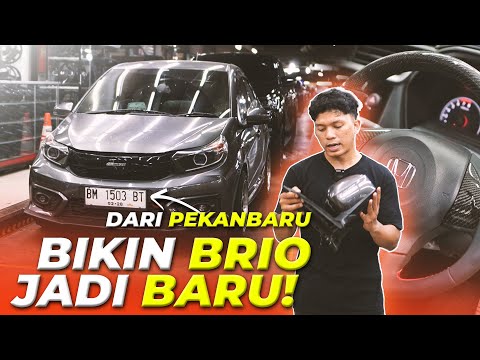 HONDA BRIO MODIF CARBON, GANTENG LUAR DALAM ‼️ #hondabrio