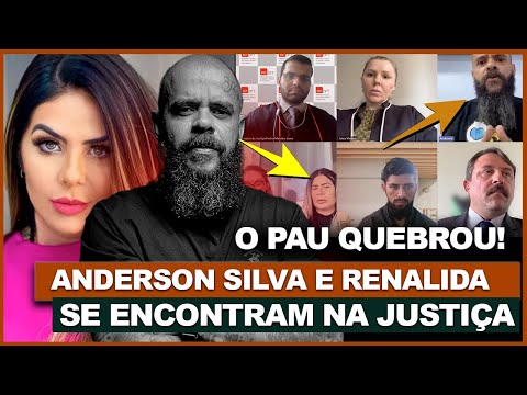 EXCLUSIVO: ANDERSON SILVA E RENALIDA SE ENCONTRAM NA JUSTIÇA
