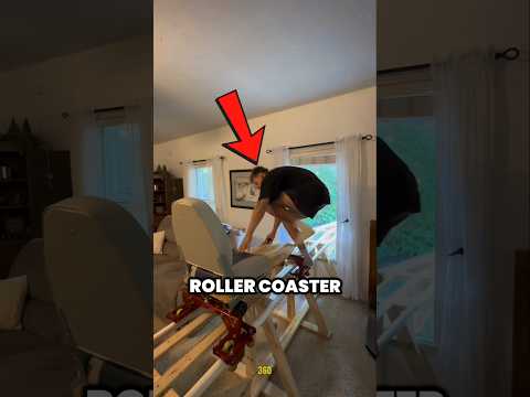Building a Rollercoaster through the House