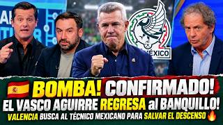 🇪🇸 ¡BOMBAZO HISTÓRICO! VALENCIA VA CON TODO POR JAVIER AGUIRRE PARA SALVARSE DEL DESCENSO TOTAL