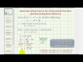 Understanding Polynomial Intercepts