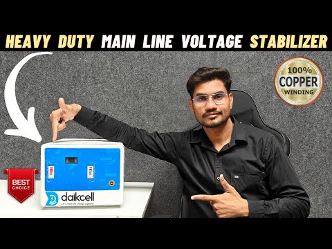 Best Main Line Voltage Stabilizer in India I Daikcell 15 KVA Main Line Voltage Stabilizer for Home