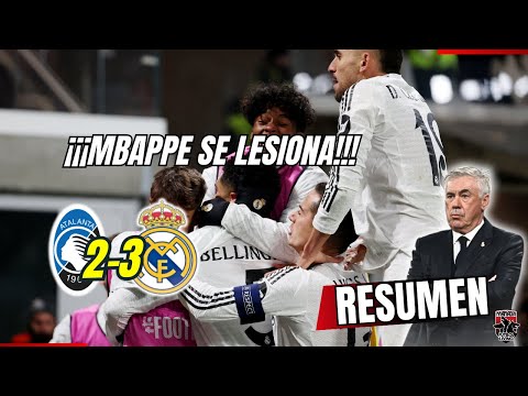 CON LO JUSTO GANA EL MADRID 🚨 ATALANTA 2-3 REAL MADRID 🔥Análisis Resumen🔥