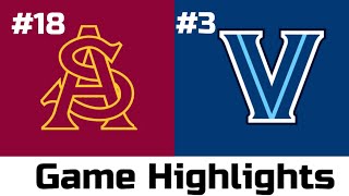 #3 Villanova Vs #18 Arizona State Highlights 2020