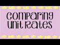 Comparing Unit Rates and Gas Mileage
