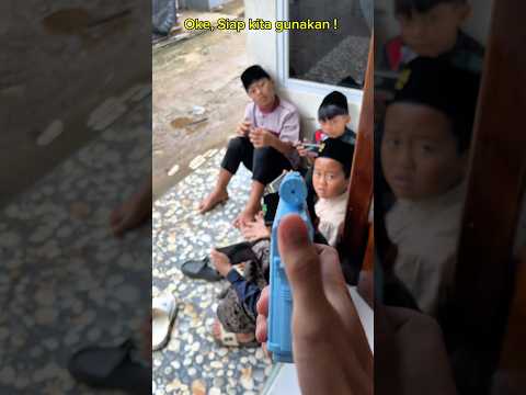 Ngusir bocil pake pistol air #anakdesa #davidsunairi #warungds #bocilds