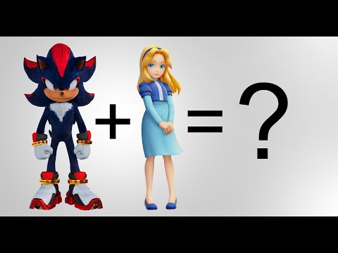 SHADOW + MARIA | How to fusiion hedgehog and human - what will happen next the Sonic movie soon