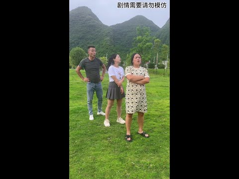 Beautiful woman punishes bad man！#funny #ruralcomedy