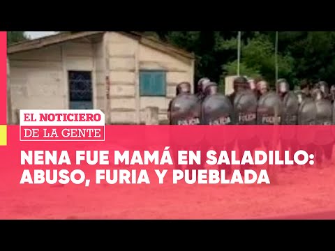 Una NENA de 13 AÑOS fue MAMÁ: abuso, FURIA y PUEBLADA en SALADILLO - Telefe Noticias