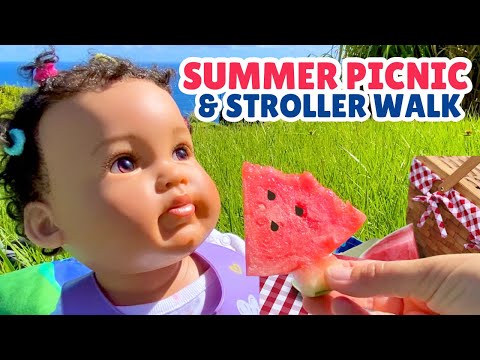 Reborn Baby Isla Morning Routine & Picnic RErun