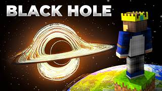 HOW I BUILD A BLACK HOLE in Minecraft Hardcore...